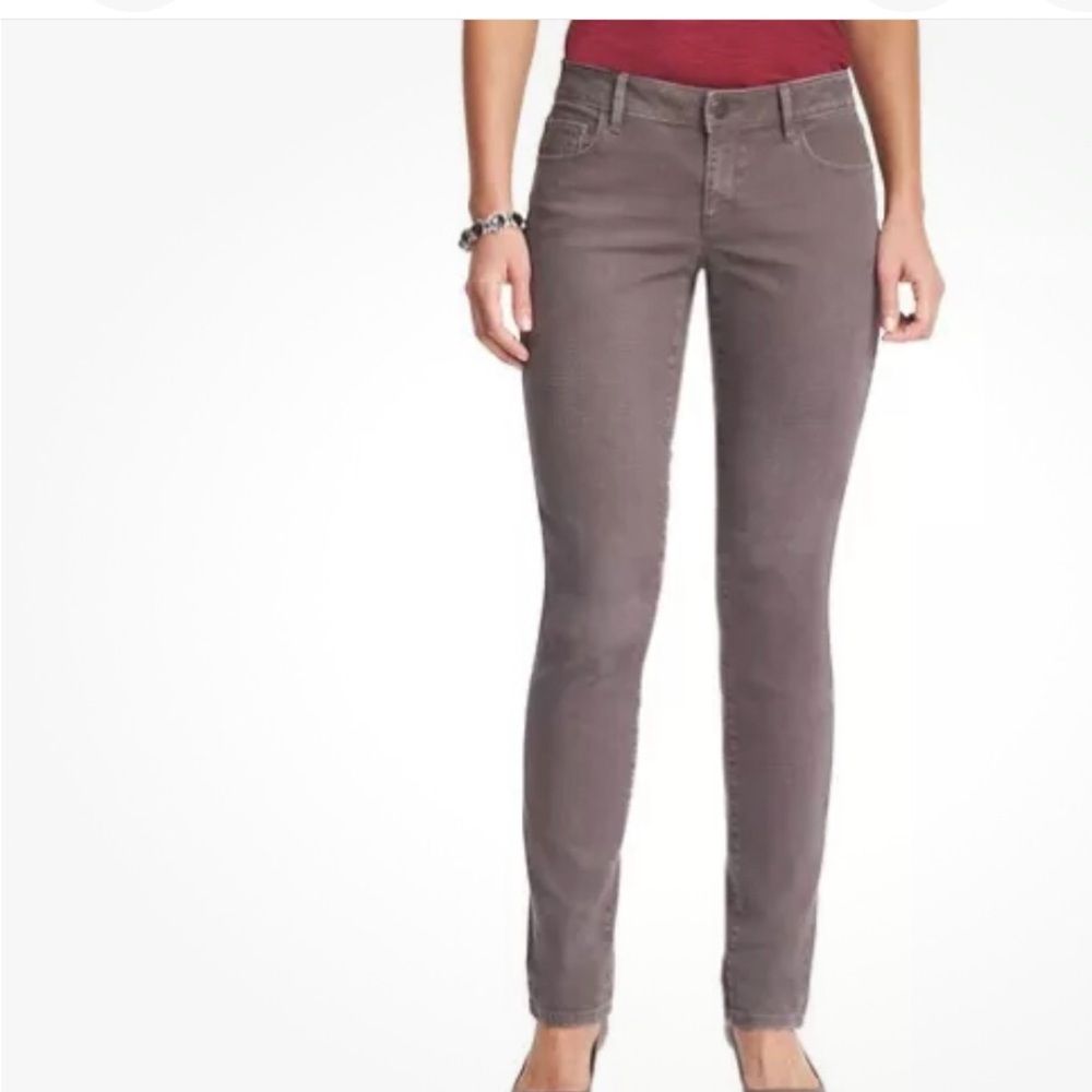 LOFT Skinny Jeans in Taupe